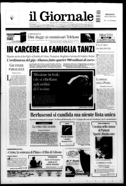 Il giornale : quotidiano del mattino